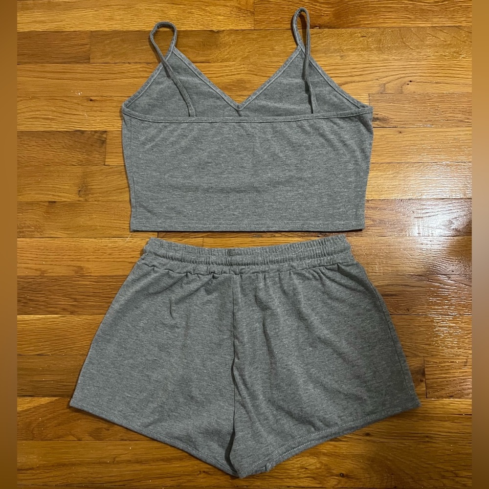 Shein Grey PJ Set - Picture 2 of 2